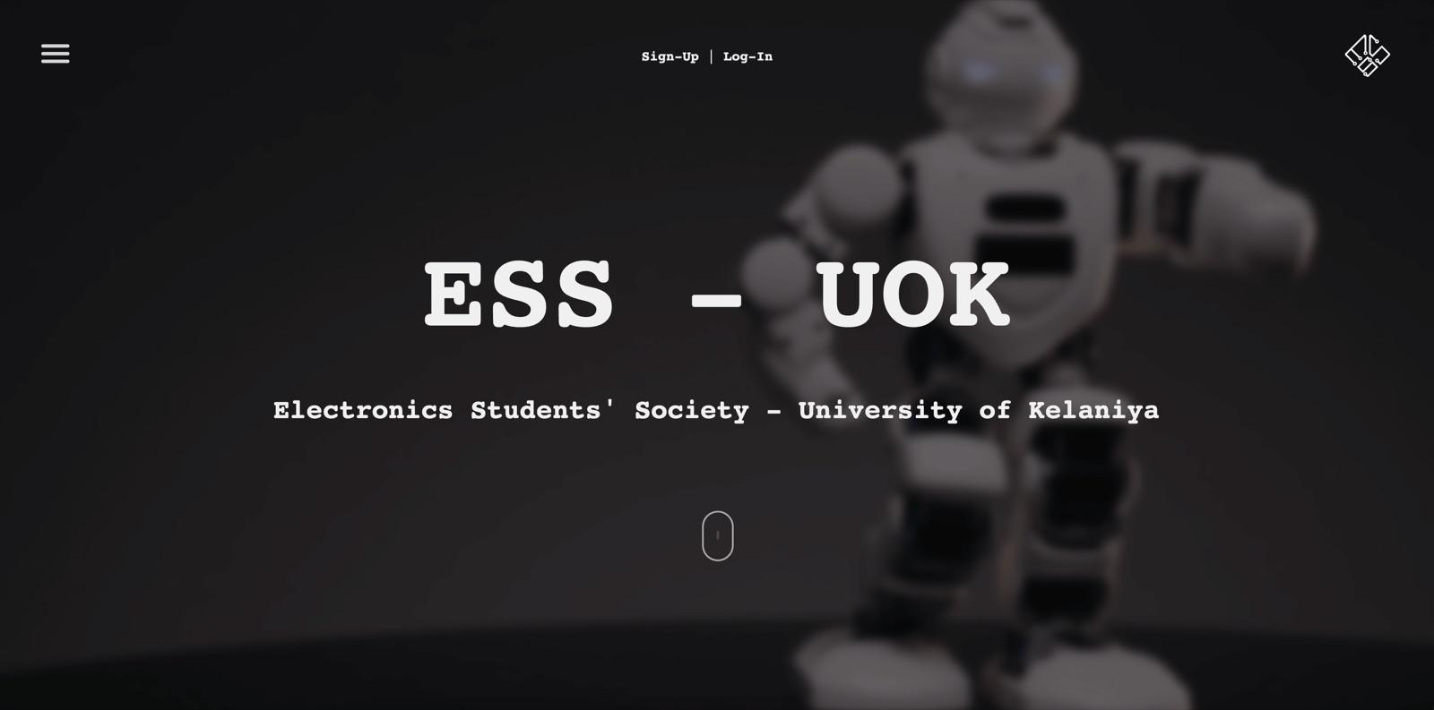 Screenshot of ESS | UOK