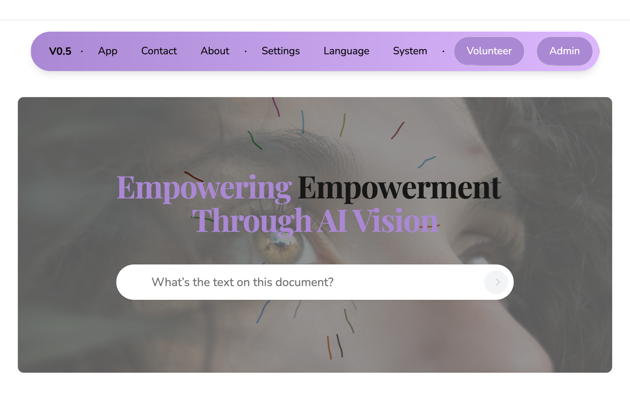 Screenshot of LifeSight